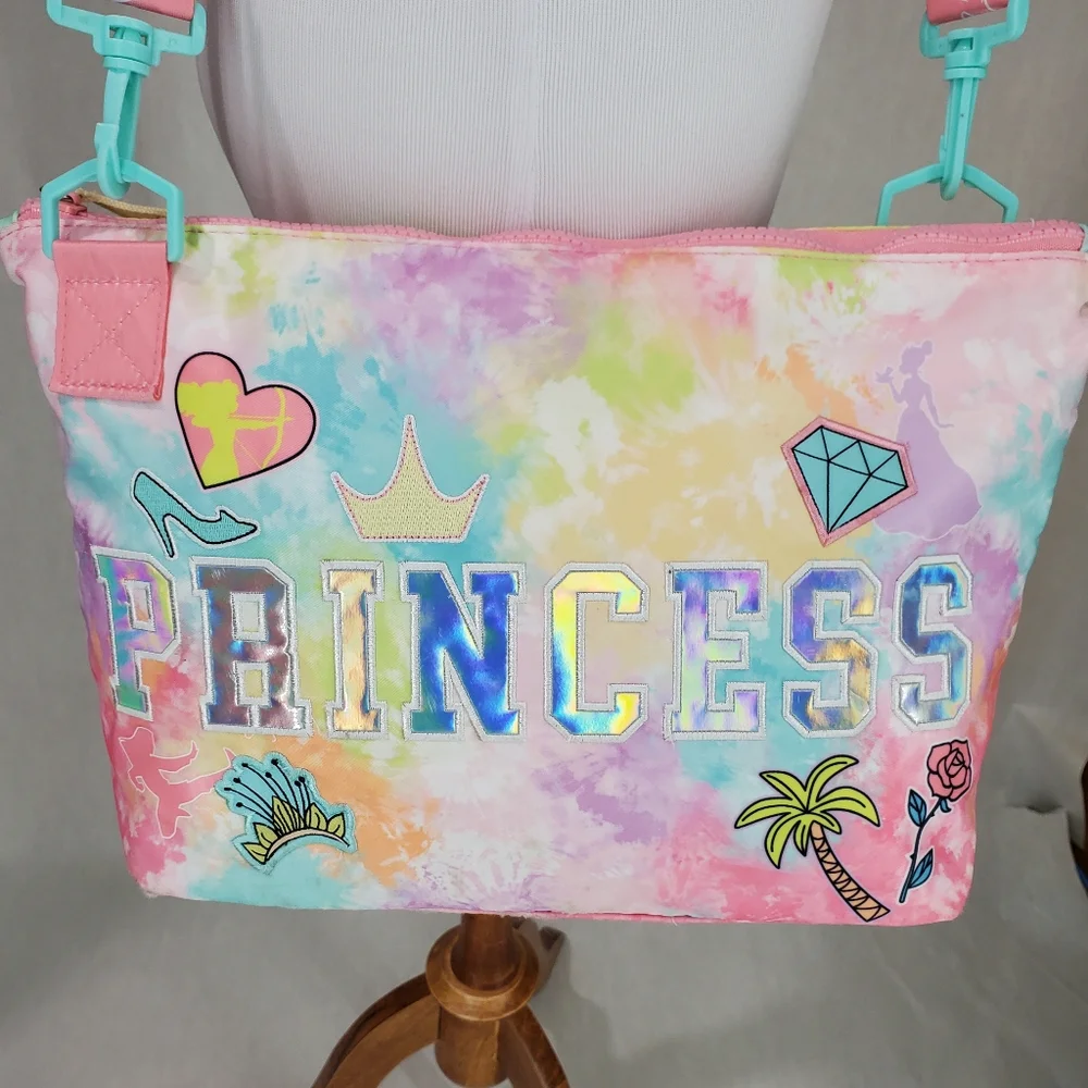 Disney Princess Girls  Swim Crossbody Tie-Dye Bag